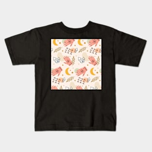 Hand and Eye Pattern Kids T-Shirt